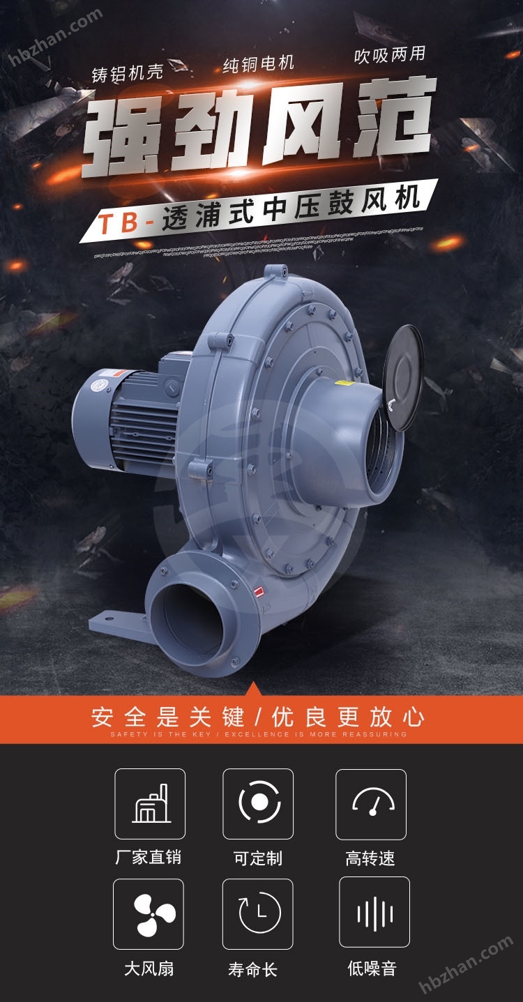 锅炉助燃中压鼓风机(图1)