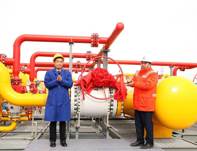 合燃华润燃气店埠输气站正式通气 海气直达合肥(图2)