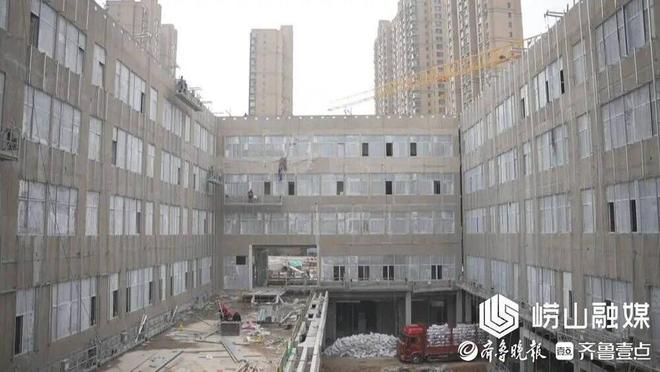 提供2520个学位崂山区浮山九年一贯制学校预计秋季投入使用(图2)