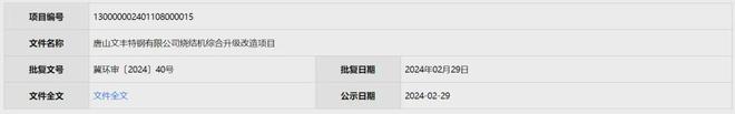 河北省大批钢铁项目获批！(图2)